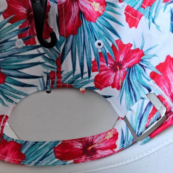 Cleveland Cavaliers Hat Cap Strap Back Tropical Floral 47 Clean Up NBA Womens - Picture 6 of 12